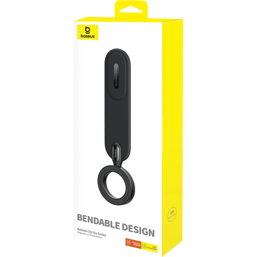 Magnetische Autohalterung für Handy zur Befestigung am Lüftungsgitter Baseus PrimeTrip C02 Go, Schwarz