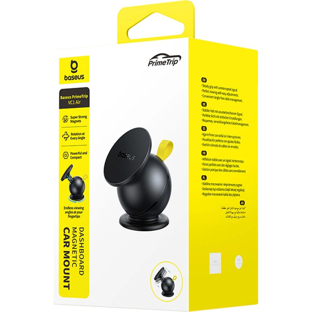 Autohalterung für Armaturenbrett, Baseus PrimeTrip VC1 Air mit MagSafe, Schwarz