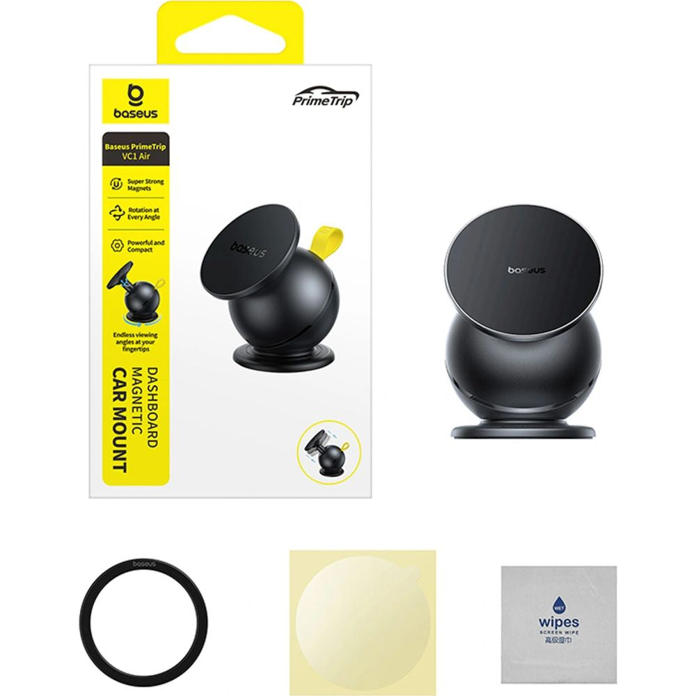Autohalterung für Armaturenbrett, Baseus PrimeTrip VC1 Air mit MagSafe, Schwarz
