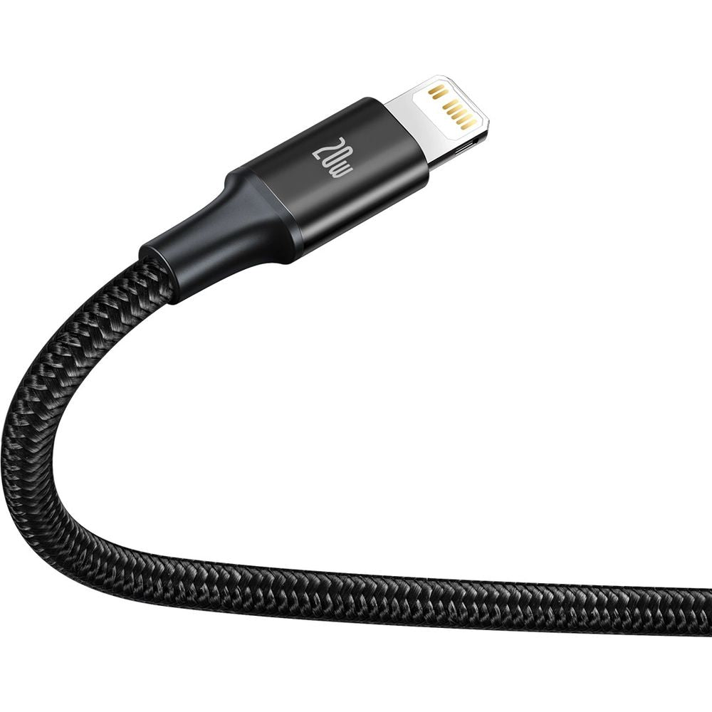 Kabel USB-C zu USB-C / Lightning / MicroUSB, Baseus Rapid 3in1, 20W 1,5m, Schwarz