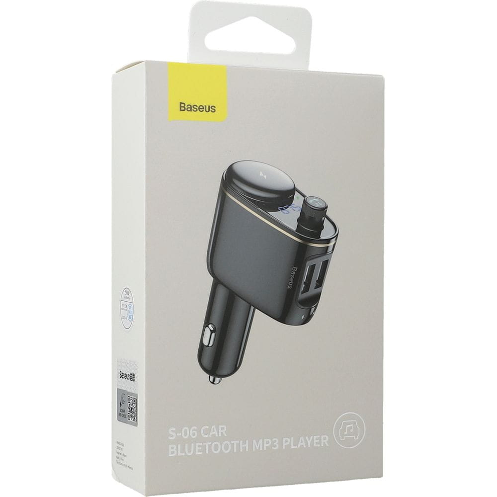 Autoladegerät + FM-Sender S-06 Car Bluetooth MP3 Player, Schwarz