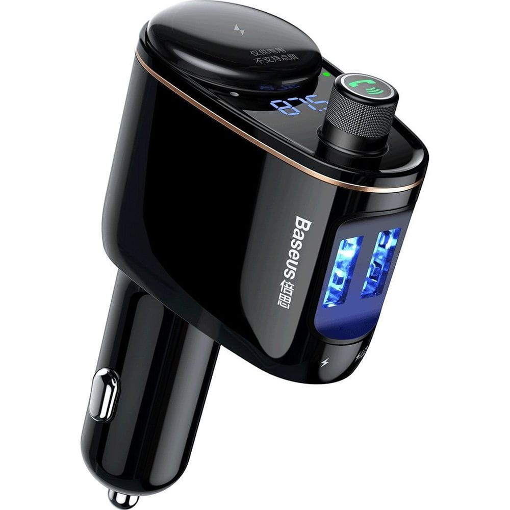 Autoladegerät + FM-Sender S-06 Car Bluetooth MP3 Player, Baseus, Schwarz