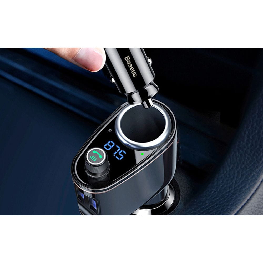 Autoladegerät + FM-Sender S-06 Car Bluetooth MP3 Player, Baseus, Schwarz