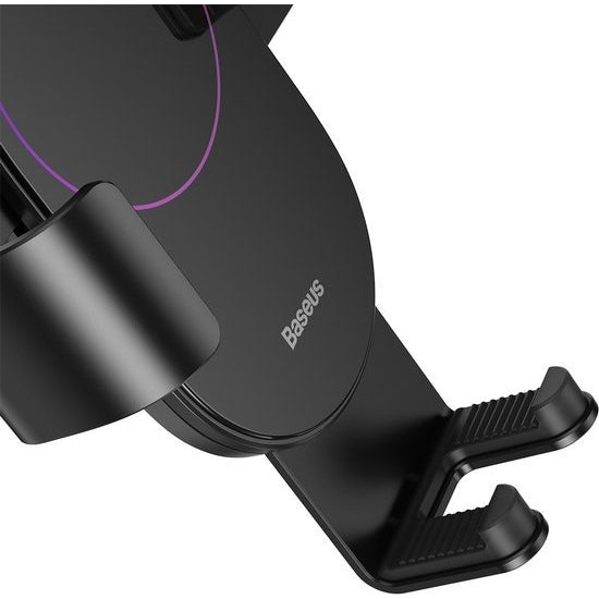 Mechanische Handy-Halterung für Cockpit/Armaturenbrett/Windschutzscheibe, Baseus Simplism Gravity Car Mount Holder, Schwarz