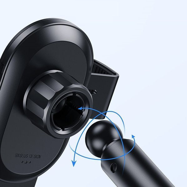 Mechanische Handy-Halterung für Cockpit/Armaturenbrett/Windschutzscheibe, Baseus Simplism Gravity Car Mount Holder, Schwarz