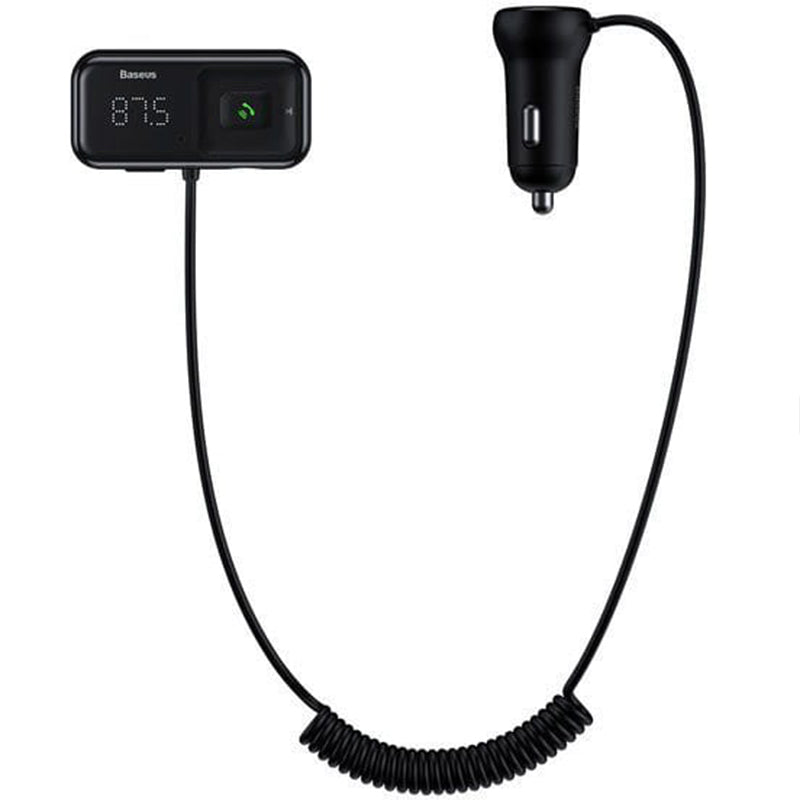 Autoladegerät + FM-Sender Baseus S-16 Overseas edition 2x USB-A, schwarz