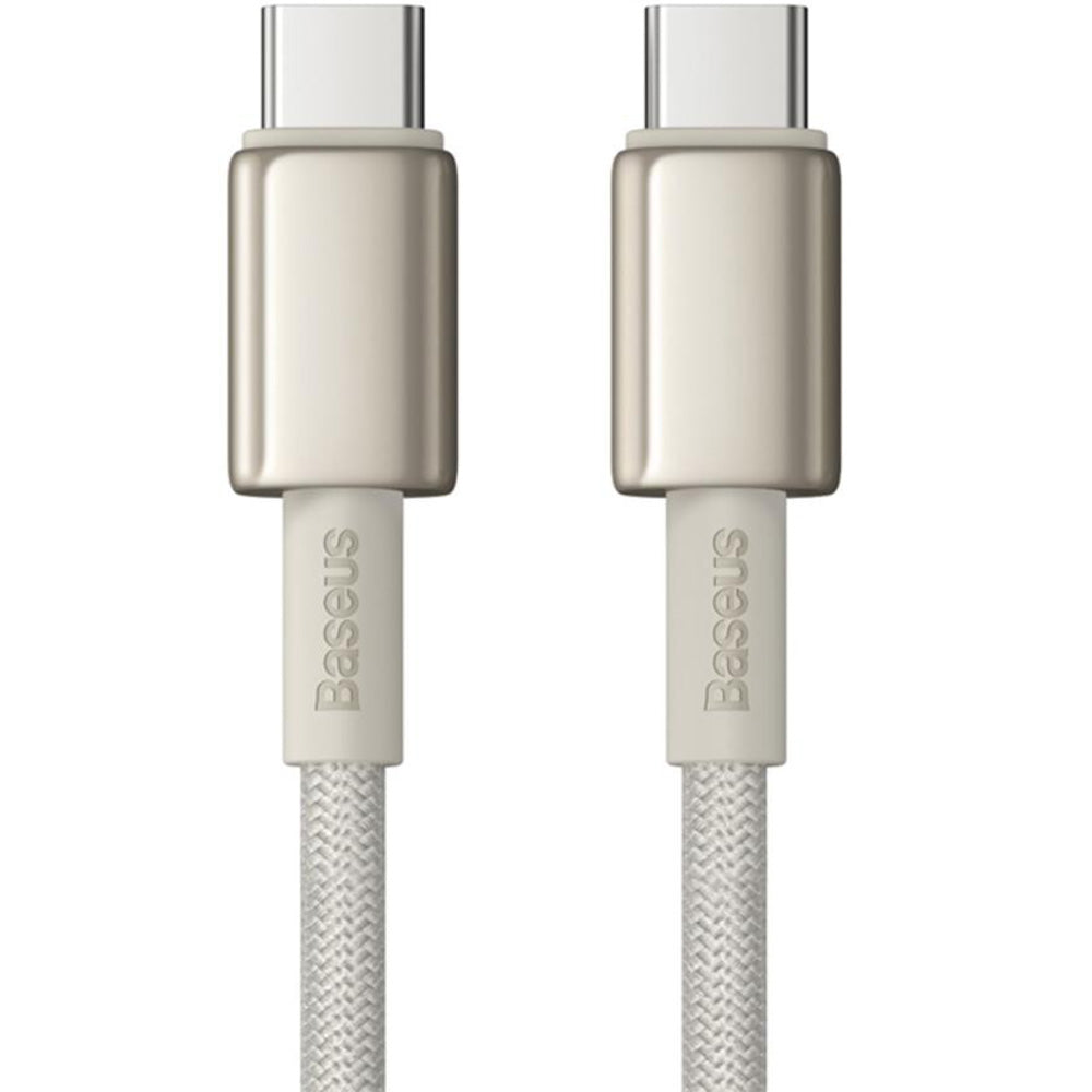 Kabel USB-C zu USB-C, PD 100W, 480Mb/s, 1 m, Baseus Tungsten Gold, Titan