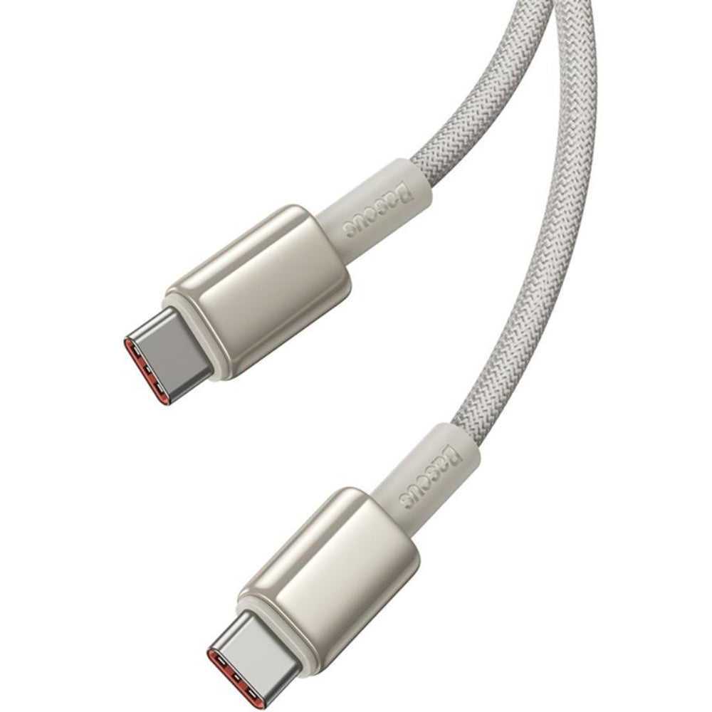 Kabel USB-C zu USB-C, PD 100W, 480Mb/s, 1 m, Baseus Tungsten Gold, Titan