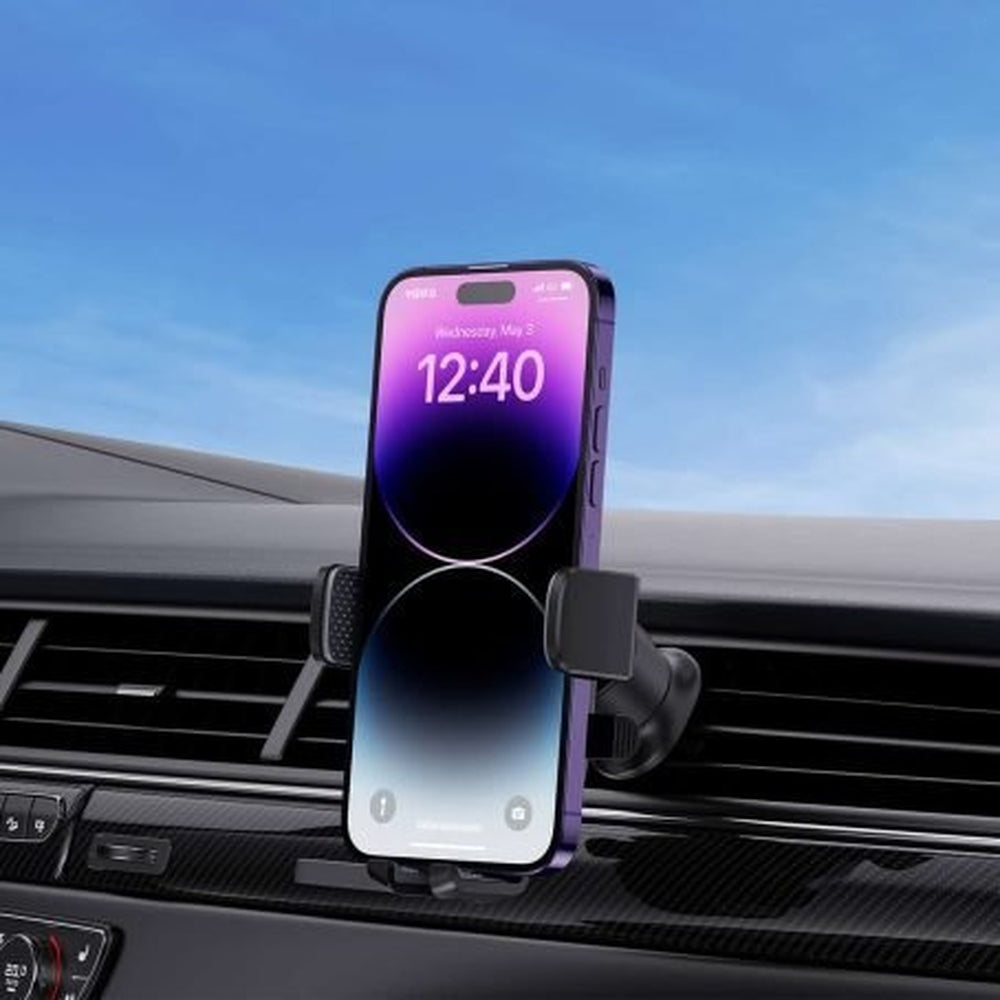 Baseus UltraControl Pro Auto-Schwerkrafthalterung für Lüftungsgitter/Armaturenbrett, Schwarz
