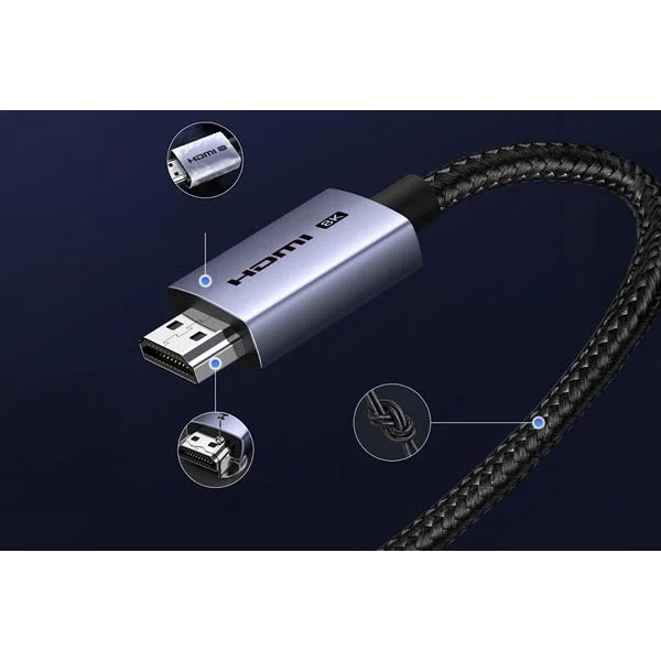 Kabel UGREEN HDMI 8K Cable HD188 100,00 m, Schwarz-Grau (6/6)