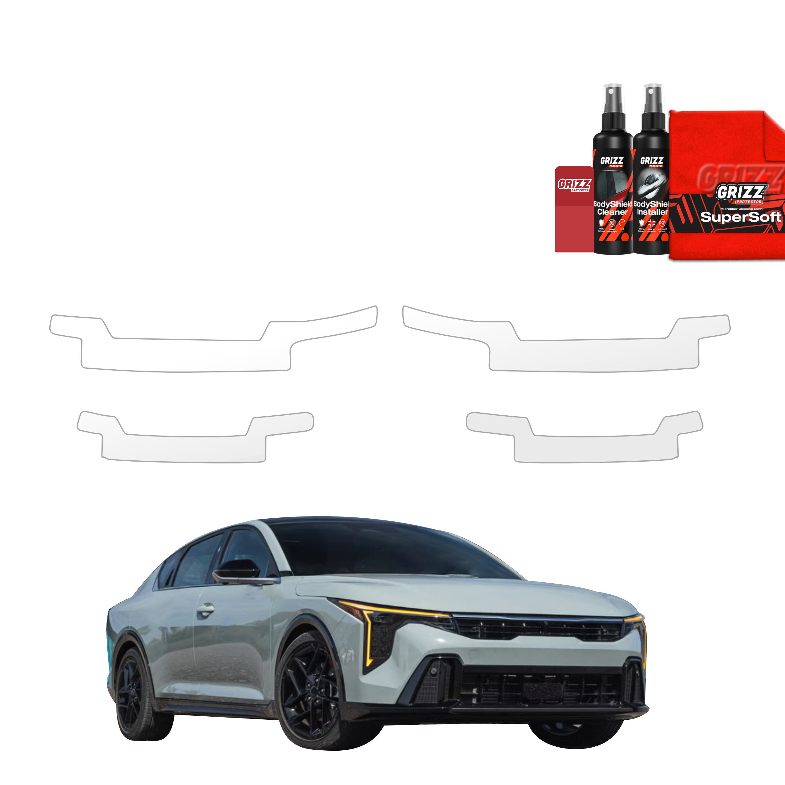 4in1 Schutzfolie Grizz Protector für Schweller - Kia K4 (2025-2026)