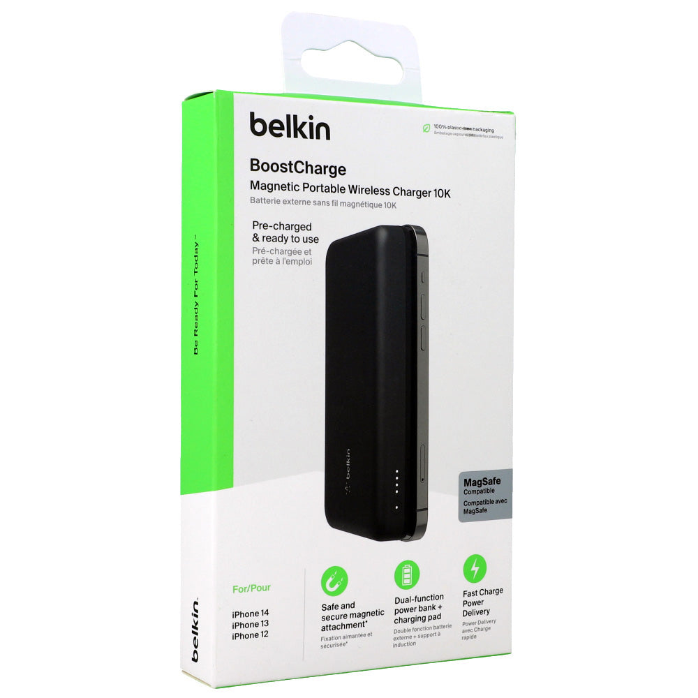 Akku Belkin Boost Power Bank für MagSafe Qi 10K 7,5W 10000 mAh, Schwarz