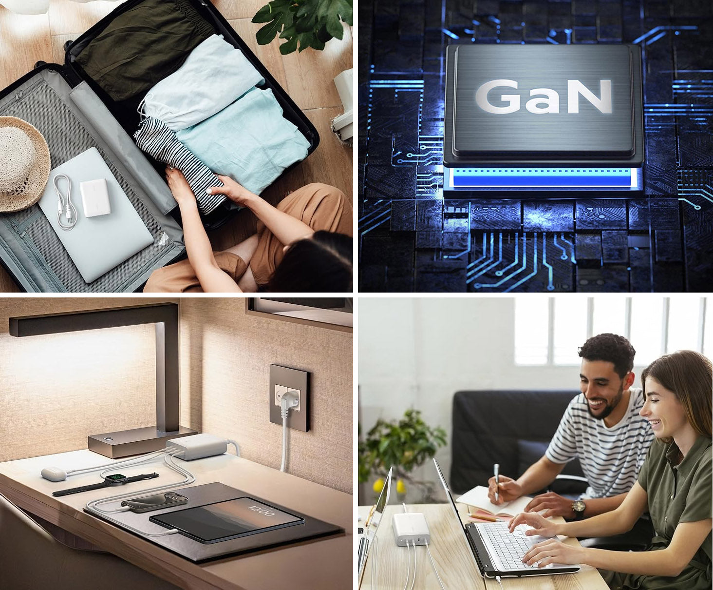 Wandladegerät Belkin Boost Pro 4-Port USB-C GaN Charger 200W 4x USB-C, Weiß