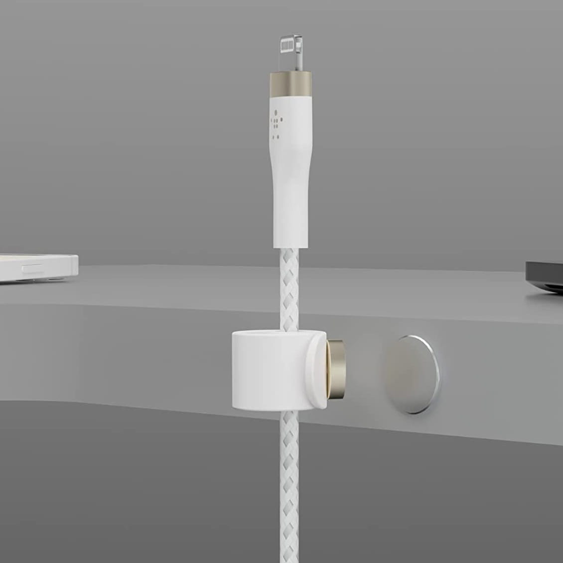 Kabel Belkin Boost Charge Pro Flex Braided USB-A für Lightning 1m, Weiß