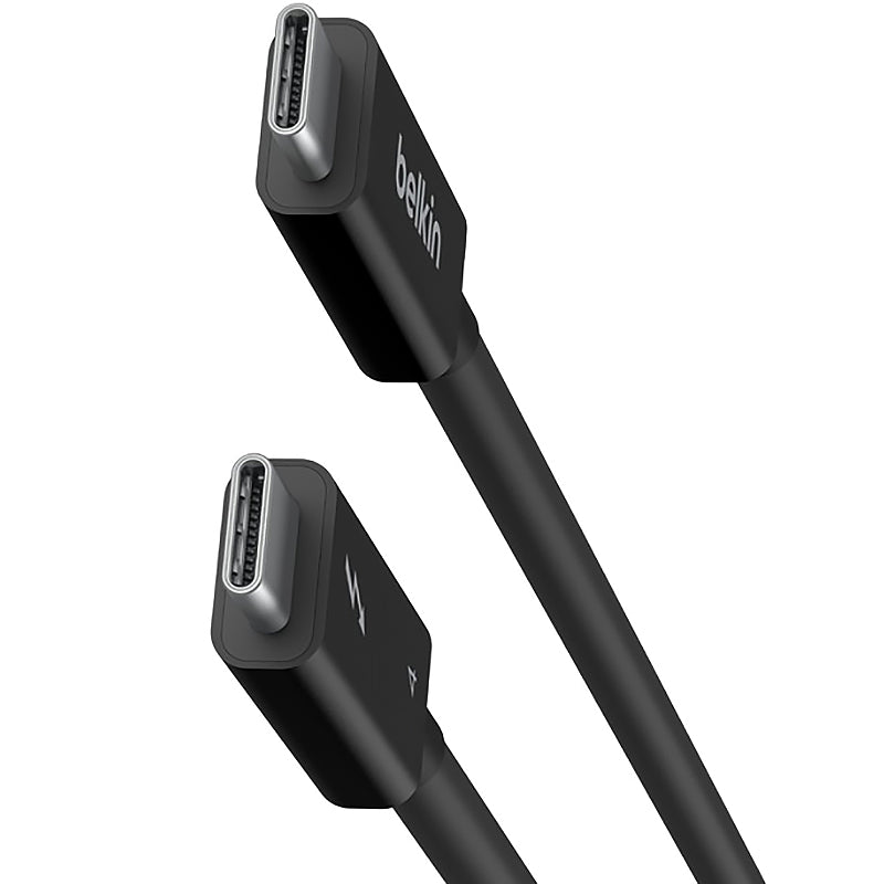 Kabel Belkin Connect USB-C für USB-C, USB4 / Thunderbolt 4, 100W 2m, Schwarz