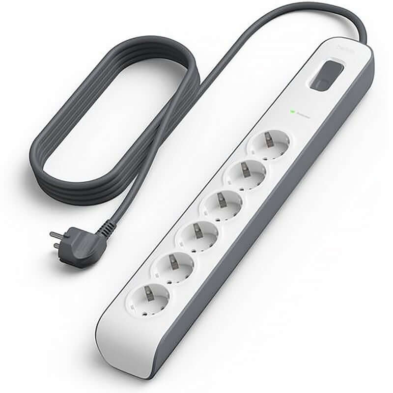 Überspannungsschutz-Steckdosenleiste 650J Belkin Connect BSV603VF2M-V2, 6x AC EU Schuko