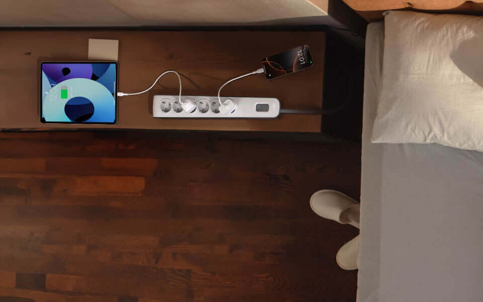 Überspannungsschutz-Steckdosenleiste 650J Belkin Connect BSV603VF2M-V2, 6x AC EU Schuko