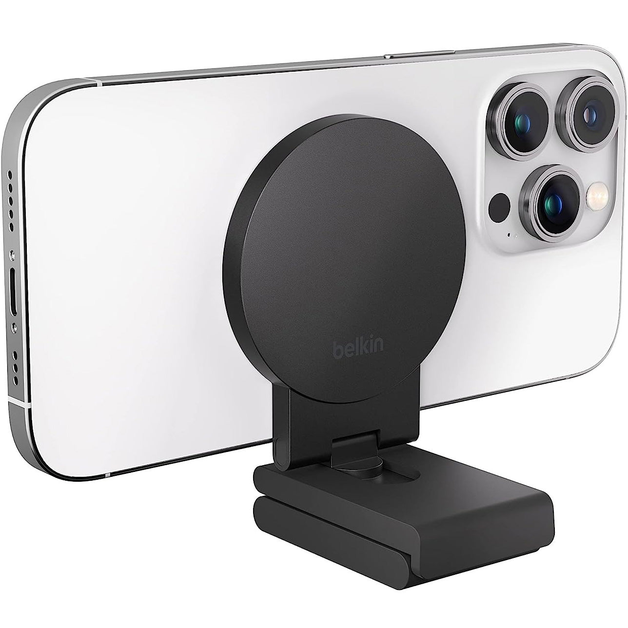 Handyhalterung Belkin iPhone MagSafe Mount für Mac-Desktop-Computer und Bildschirme, Schwarz