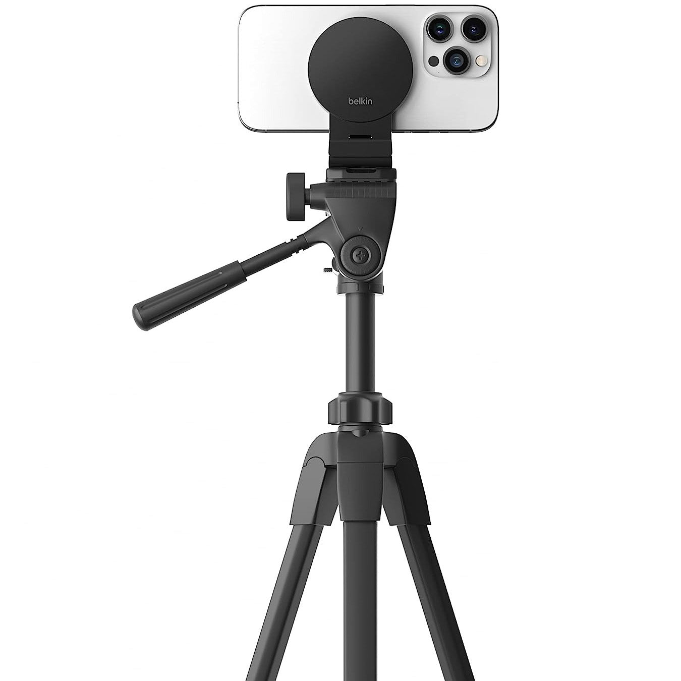 Handyhalterung Belkin iPhone MagSafe Mount für Mac-Desktop-Computer und Bildschirme, Schwarz