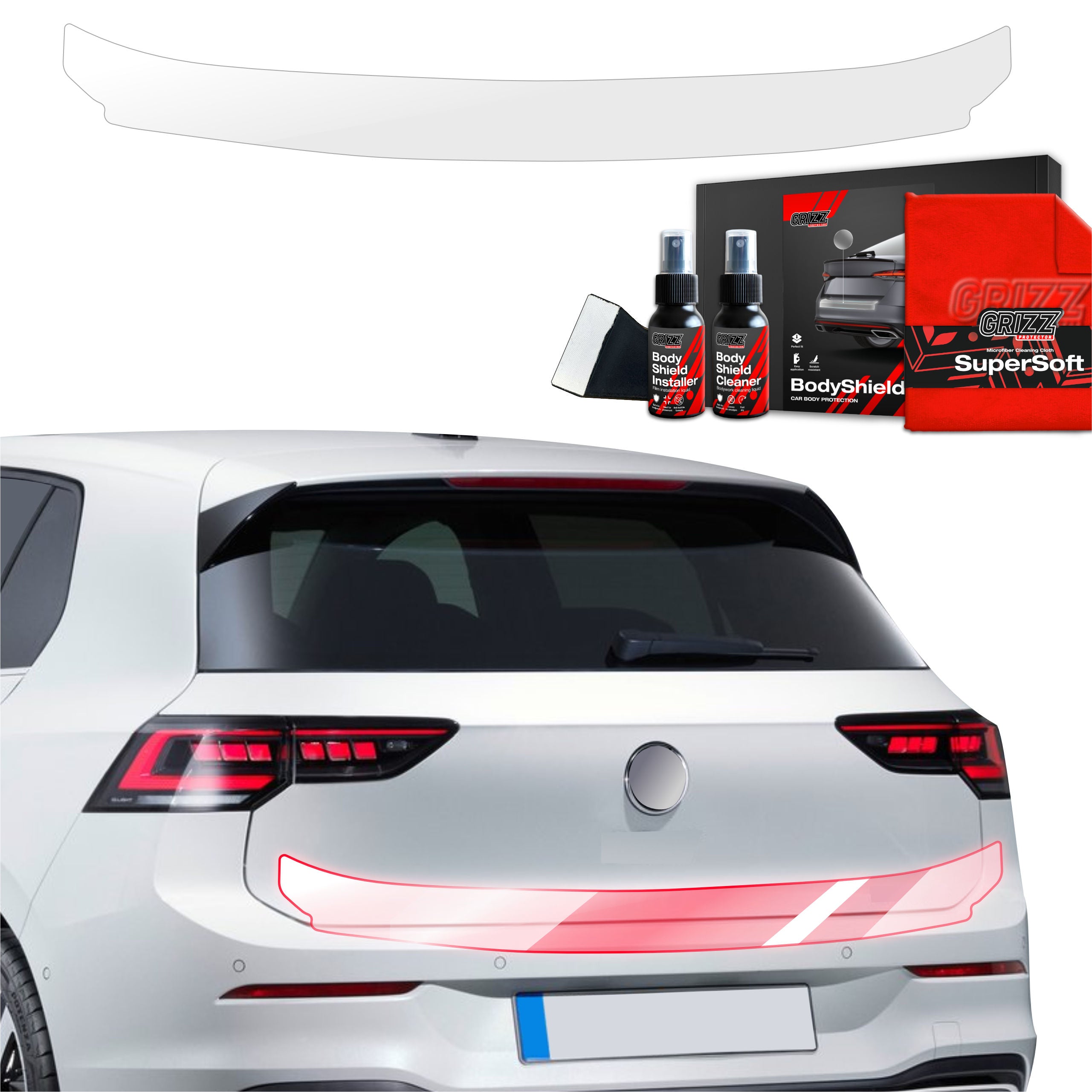 Schutzfolie Grizz Protector für Ladekante - Volkswagen VW Golf 8 Hatchback (2024-2025)