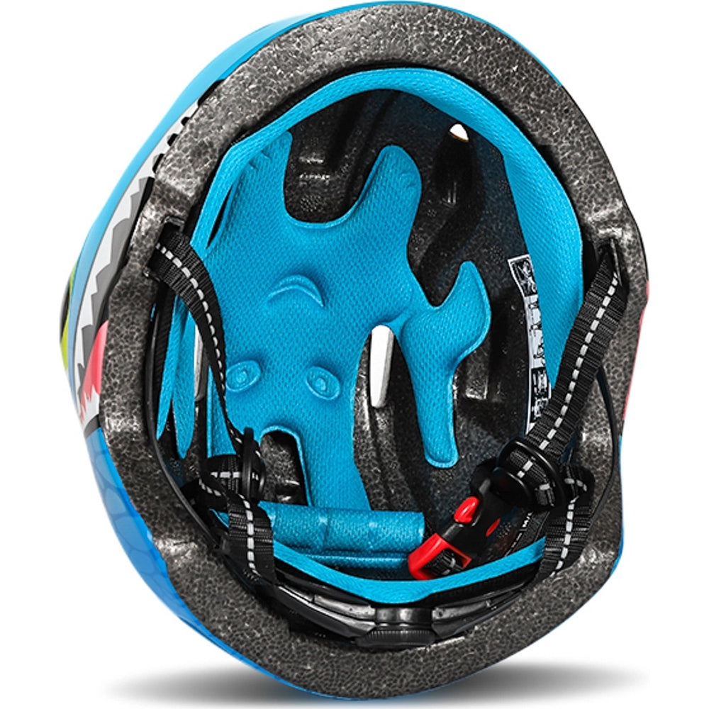 Fahrradhelm für Kinder, Wozinsky HT-006, mit Drachenmotiv, 50-54 cm, Blau