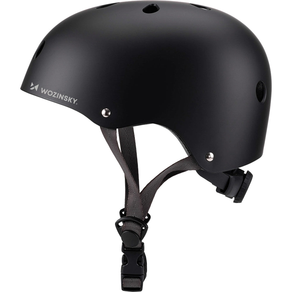 Fahrradhelm für BMX und Roller, Wozinsky HT-38, 48-52 cm, Schwarz