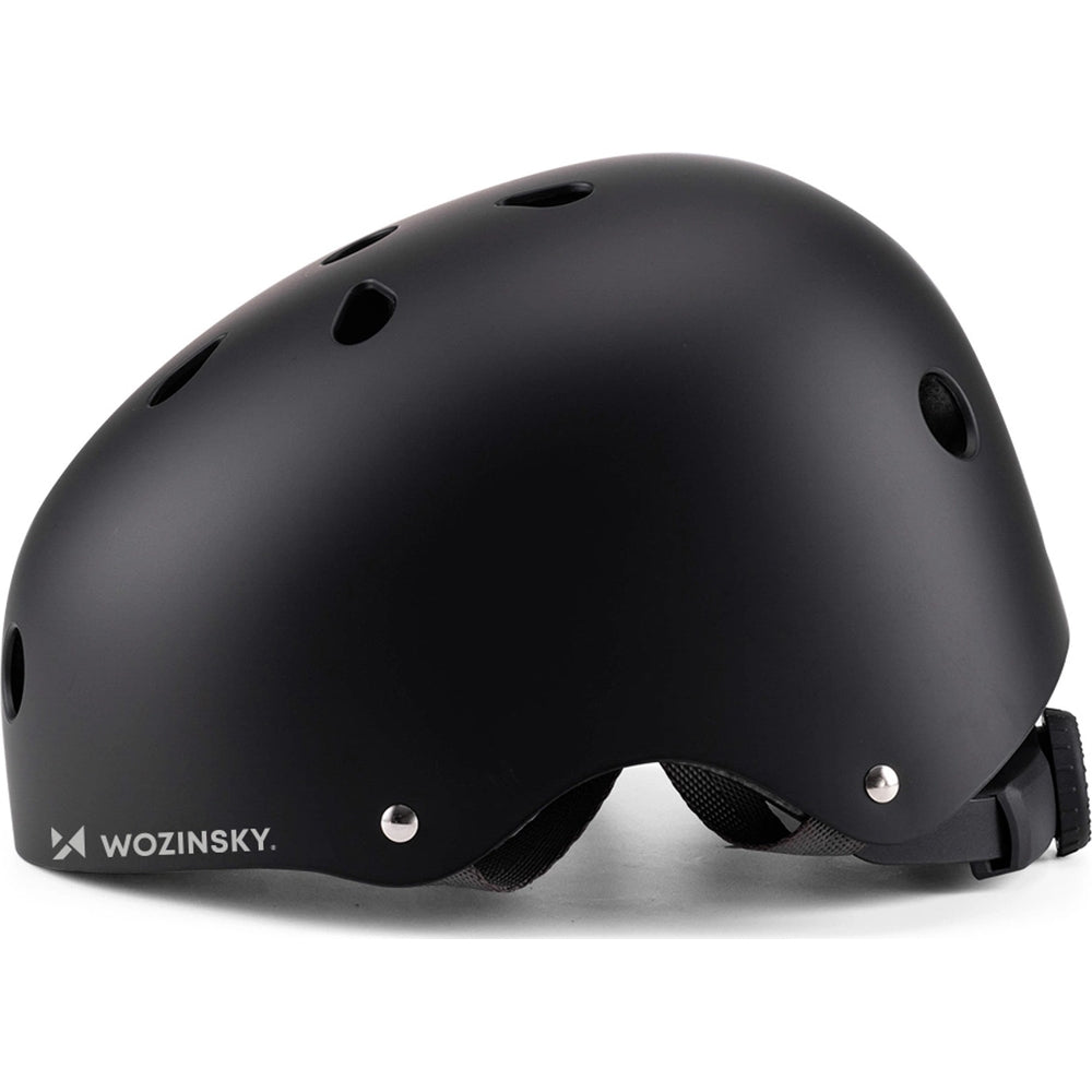 Fahrradhelm für BMX und Roller, Wozinsky HT-38, 48-52 cm, Schwarz