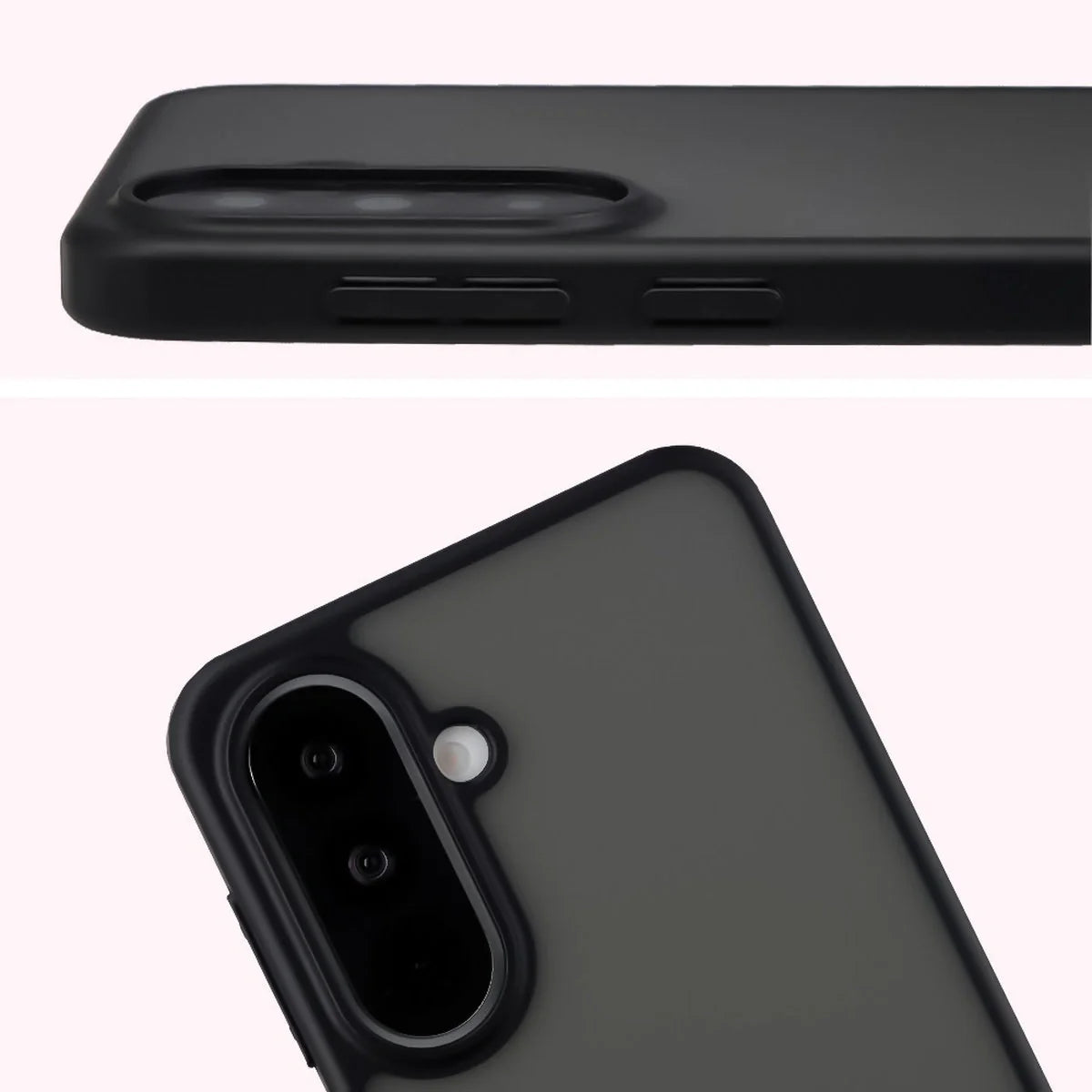 Handyhülle für Galaxy A37 5G / A36 5G, Bizon Case Angelo, Getönte mit schwarzem Rahmen