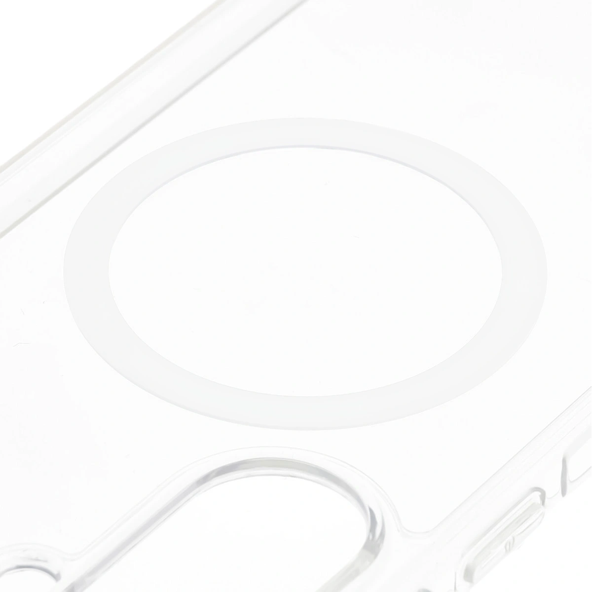 Handyhülle mit Magnetring für Galaxy A37 5G / A36 5G, Bizon Case CrystalO, Transparent
