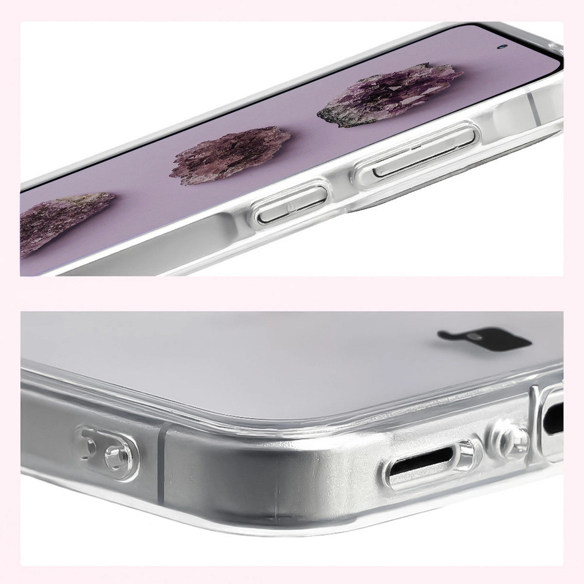 Handyhülle mit Magnetring für Galaxy A37 5G / A36 5G, Bizon Case CrystalO, Transparent