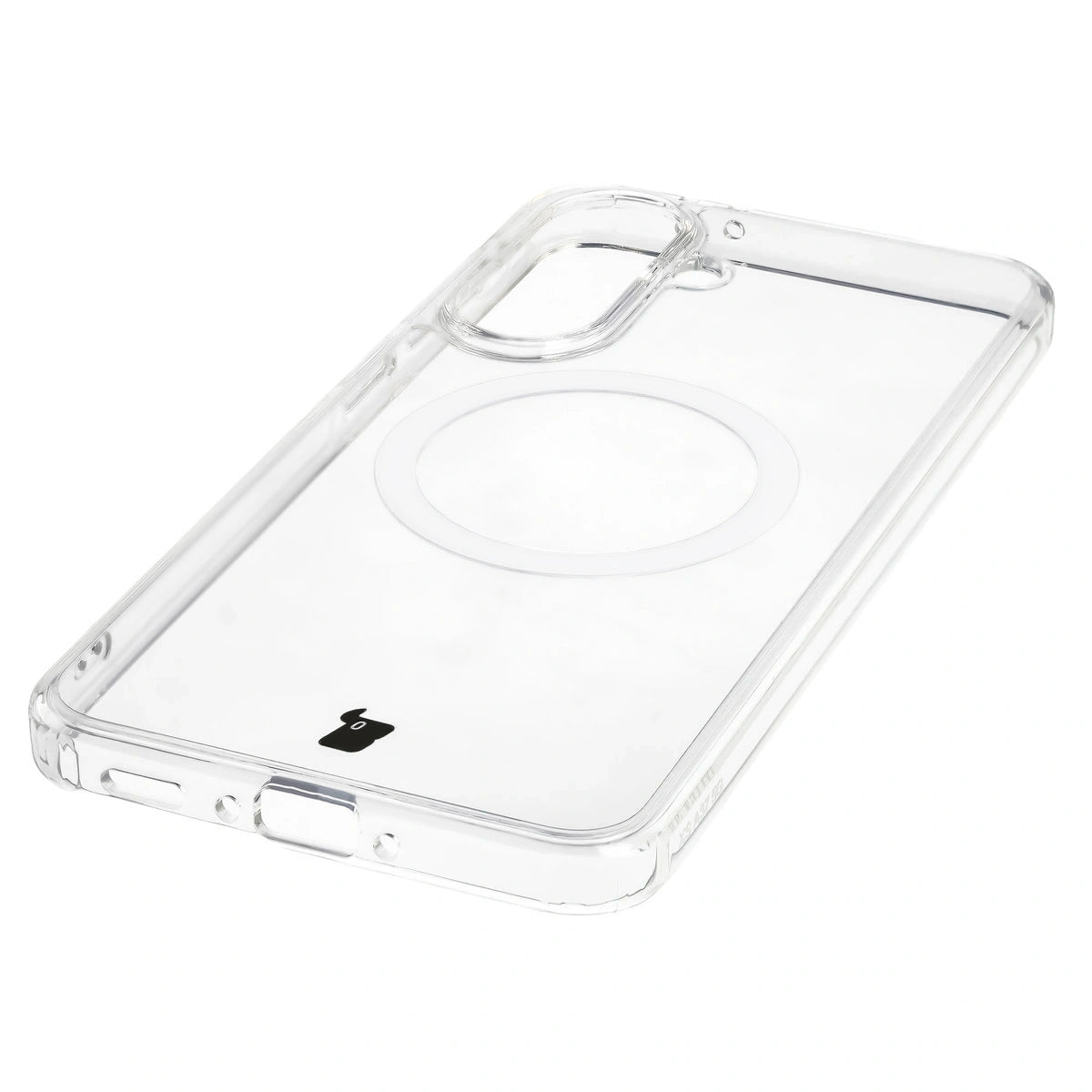 Handyhülle mit Magnetring für Galaxy A37 5G / A36 5G, Bizon Case CrystalO, Transparent
