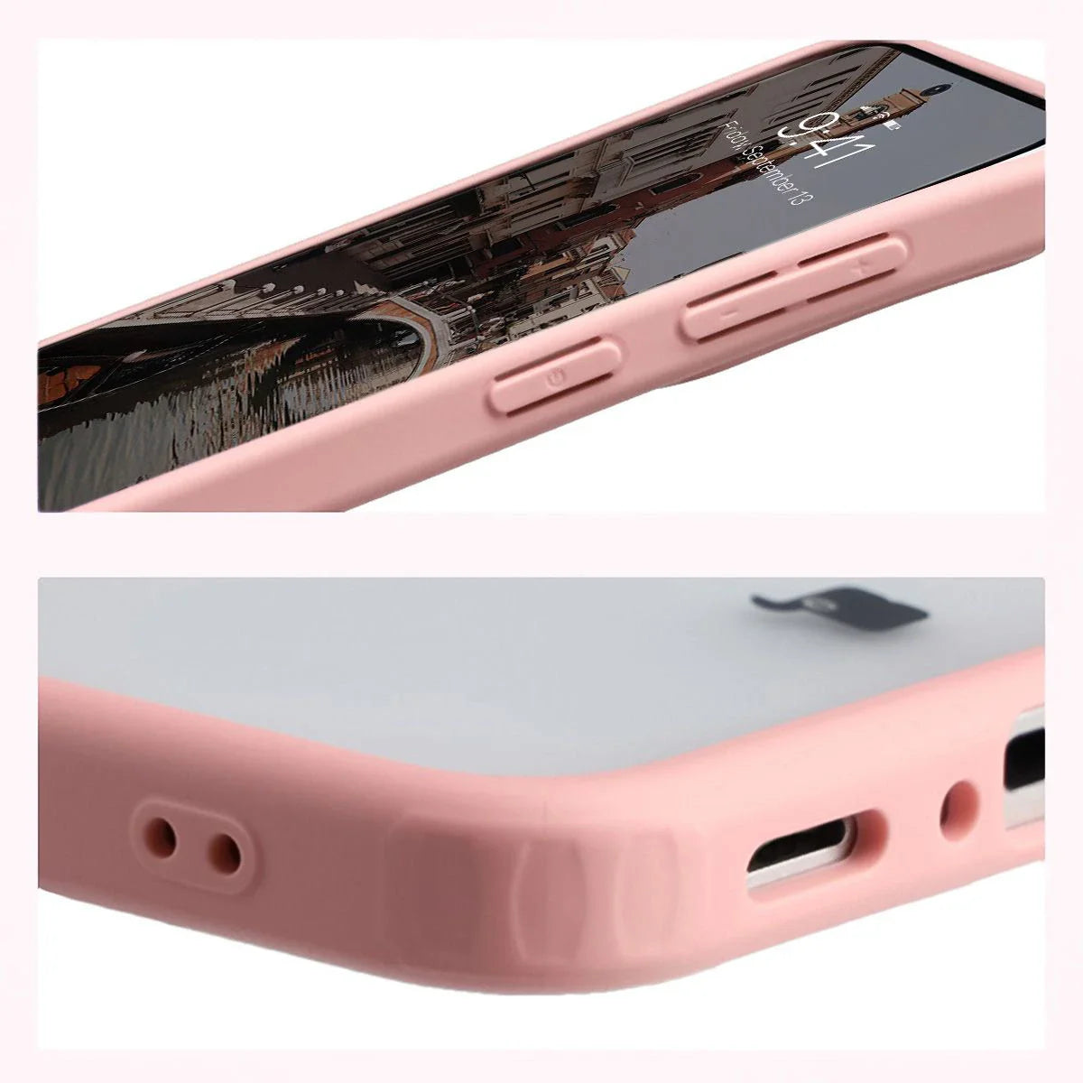 Handyhülle mit Magnetring für Galaxy A37 5G / A36 5G, Bizon Case MatteO, Getönt-Hellrosa
