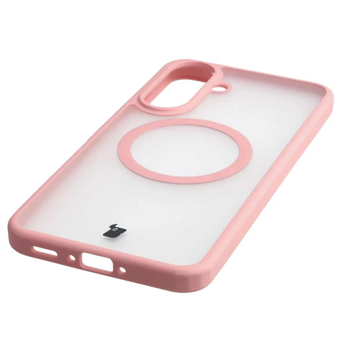Handyhülle mit Magnetring für Galaxy A37 5G / A36 5G, Bizon Case MatteO, Getönt-Hellrosa