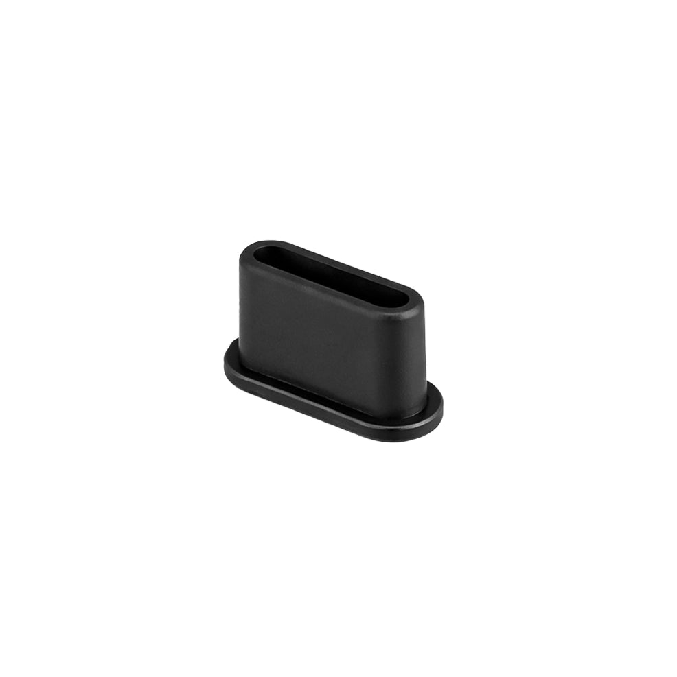Ladeport-Abdeckung, Bizon Accessories Dust Plug, für Geräte mit Typ-C-Anschluss, Schwarz, 1 Stück
