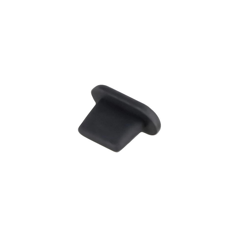 Ladeport-Abdeckung Bizon Accessories Dust Plug für Geräte mit Lightning-Anschluss, Schwarz, 1 Stück