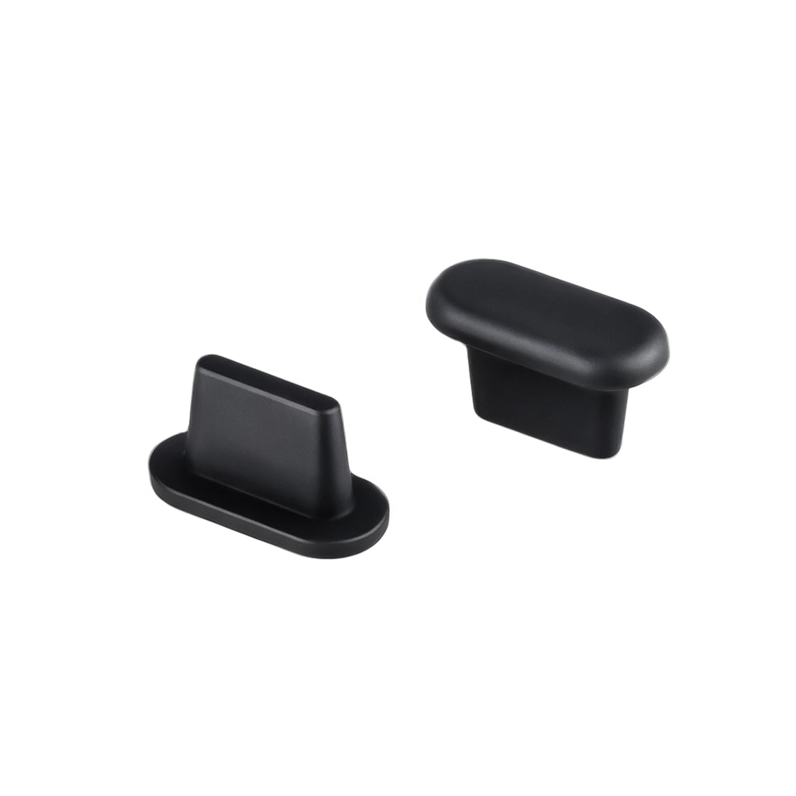 Ladeport-Abdeckung Bizon Accessories Dust Plug für Geräte mit Lightning-Anschluss, Schwarz, 3 Stück