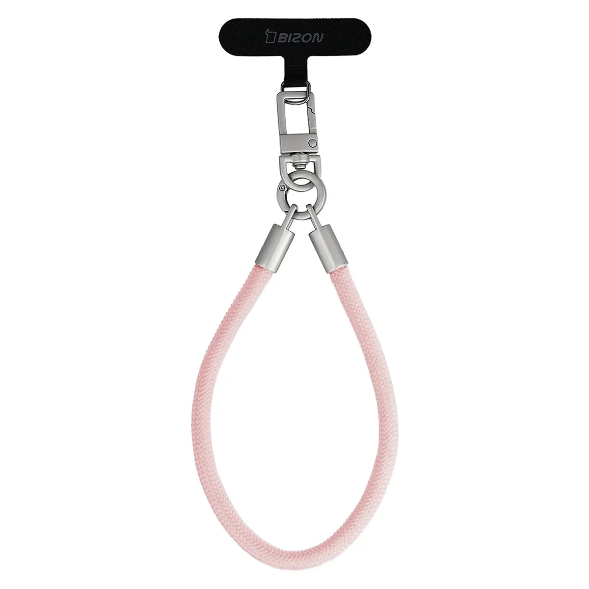 Universelle Handy-Lanyard für Handgelenk, Hals und Schulter, Bizon Accessories ReLoop, Hellrosa (2/6)