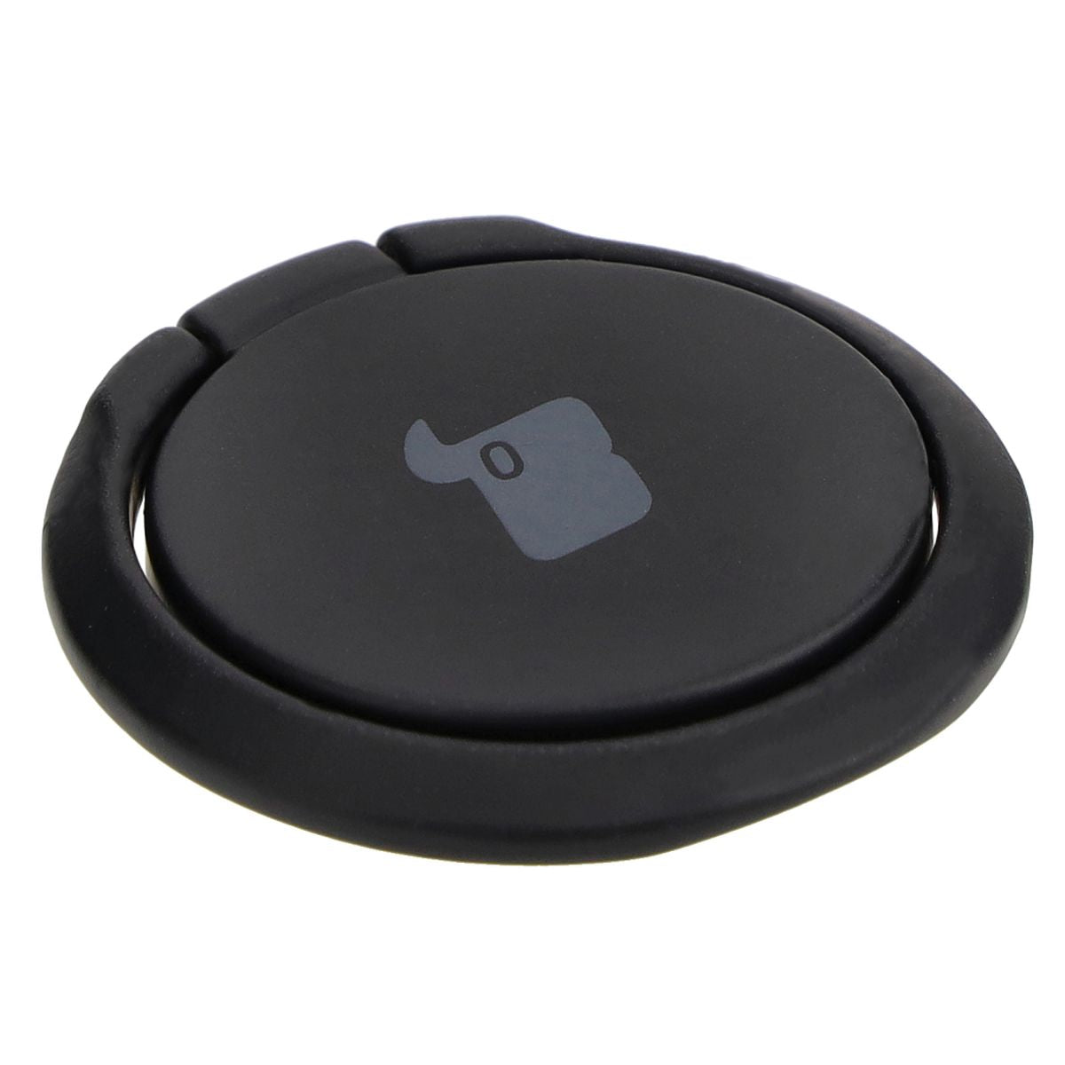 Fingergriff für Telefon, Bizon Accessories Ring Turtle, Schwarz