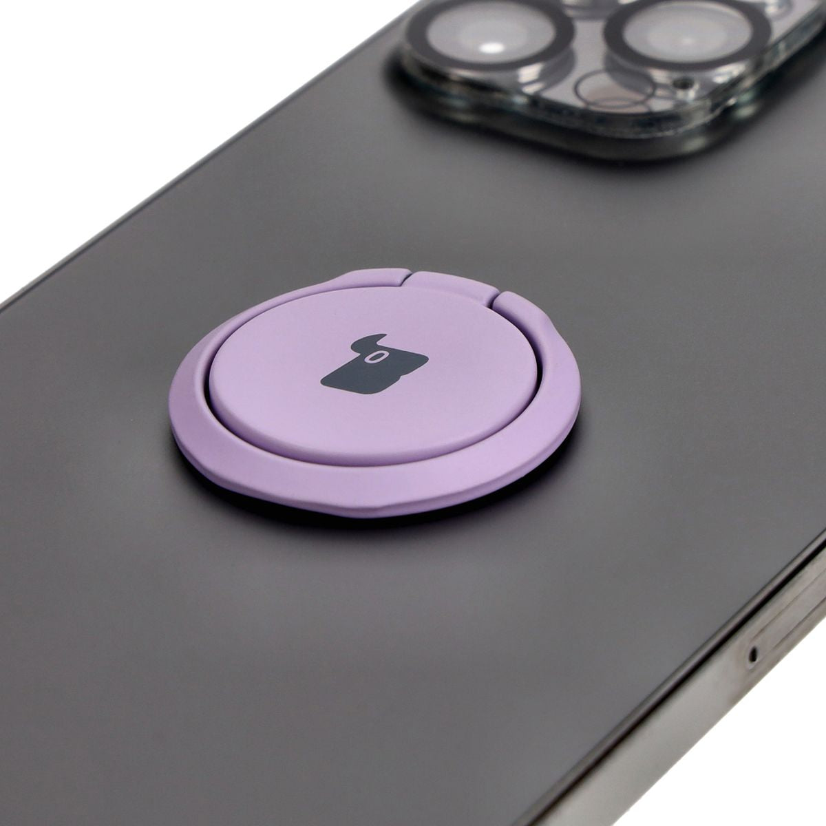 Fingergriff für Telefon, Bizon Accessories Ring Turtle, Violett