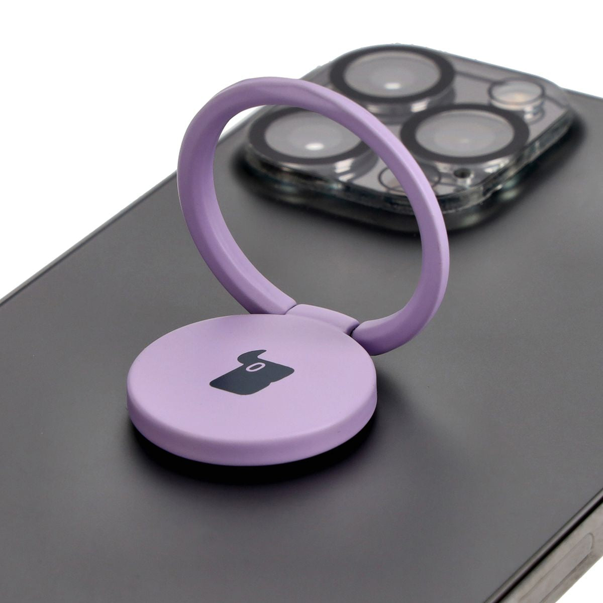 Fingergriff für Telefon, Bizon Accessories Ring Turtle, Violett