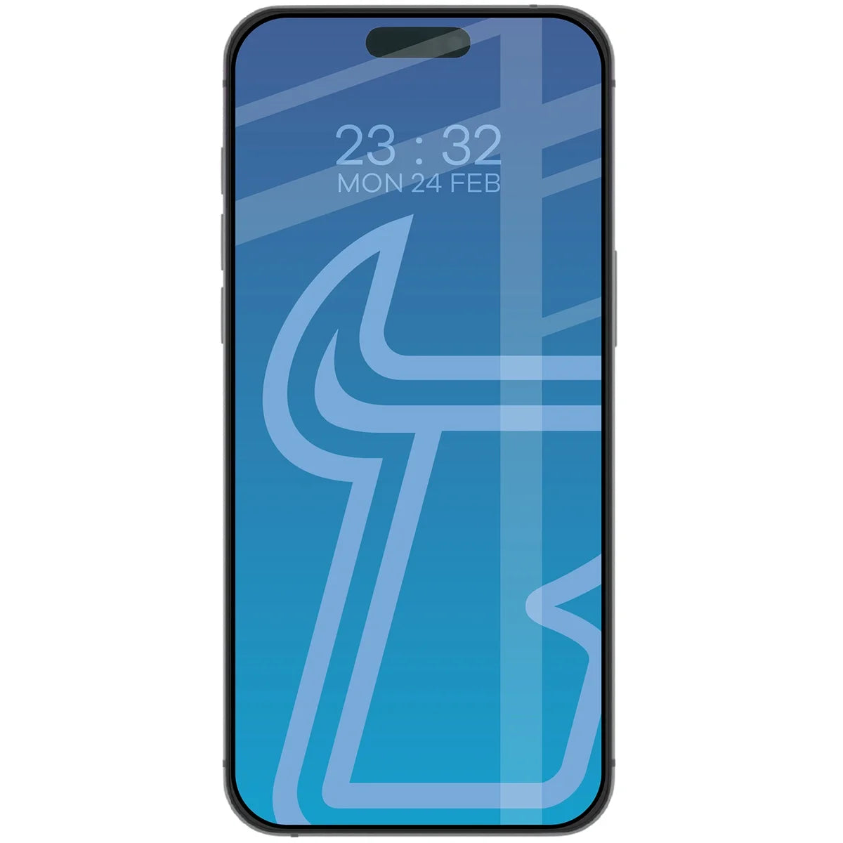 Schutzhülle + gehärtetem Glas für iPhone 17 Pro Max, Bizon Angelo Pack, Semitransparent mit orangefarbenem Rahmen