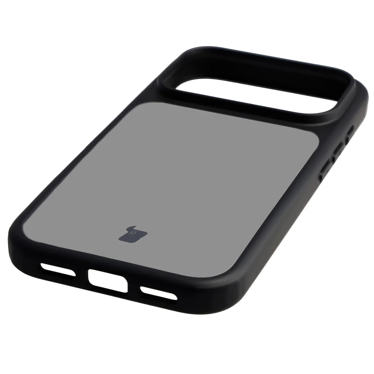 Schutzhülle + gehärtetem Glas für iPhone 18 Pro / 17 Pro, Bizon Angelo Pack, Getönte mit schwarzem Rahmen (6/8)
