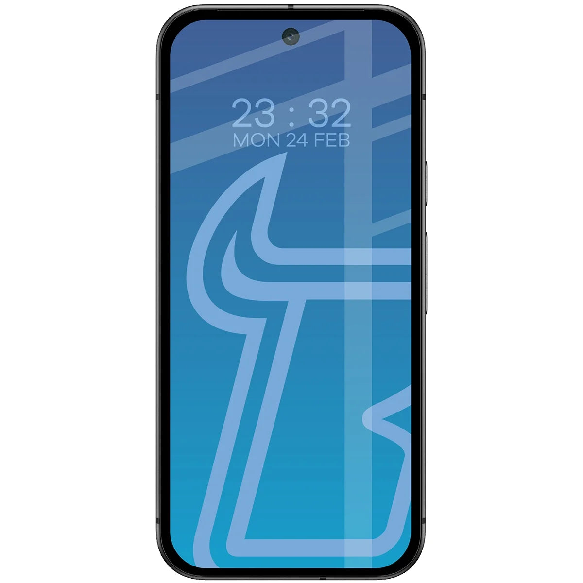 Schutzhülle + gehärtetem Glas Bizon Angelo Pack für Google Pixel 9 / 9 Pro, Getönte mit schwarzem Rahmen