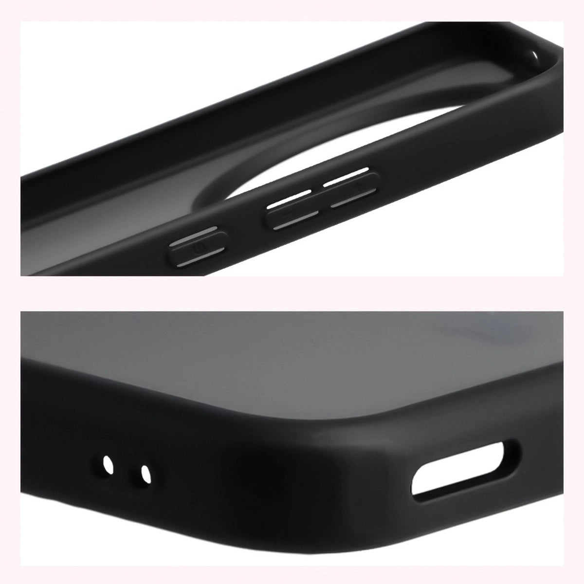 Schutzhülle + gehärtetem Glas Bizon Angelo Pack für Honor Magic8 Lite, Getönte mit schwarzem Rahmen