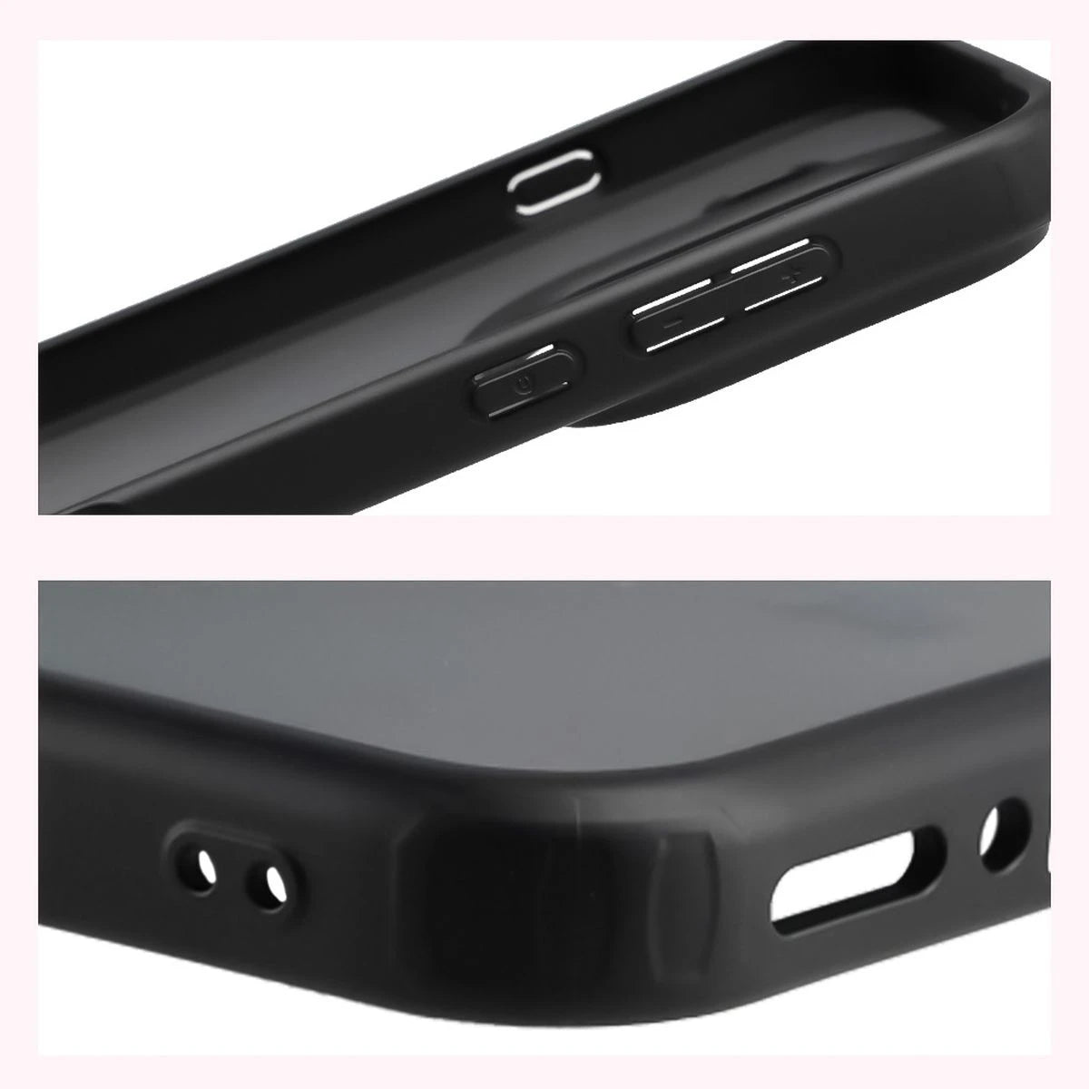Schutzhülle + gehärtetem Glas für Oppo Find X9 Pro, Bizon Angelo Pack, Getönte mit schwarzem Rahmen