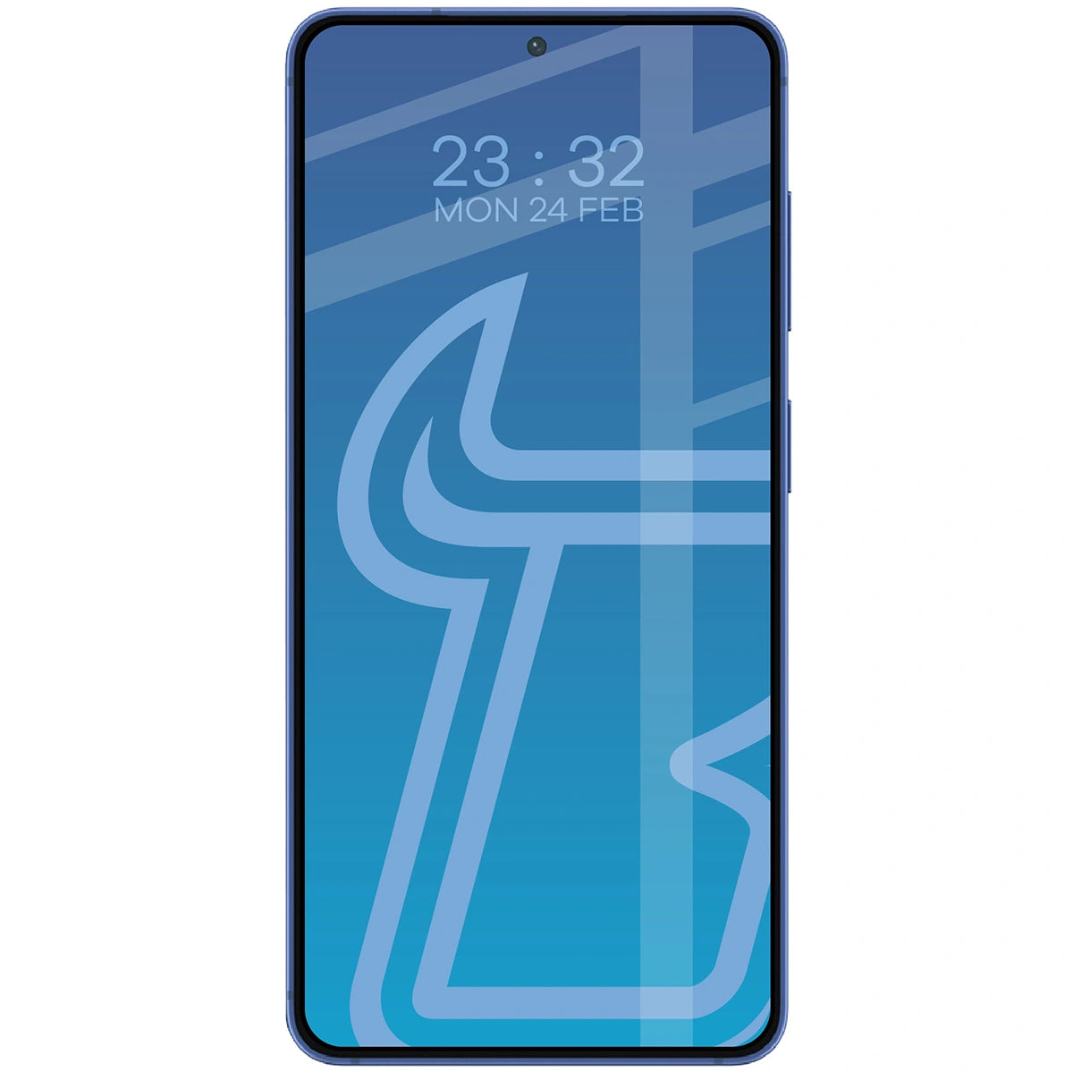 Schutzhülle + gehärtetem Glas Bizon Angelo Pack für Galaxy S25 Edge, Getönte mit schwarzem Rahmen