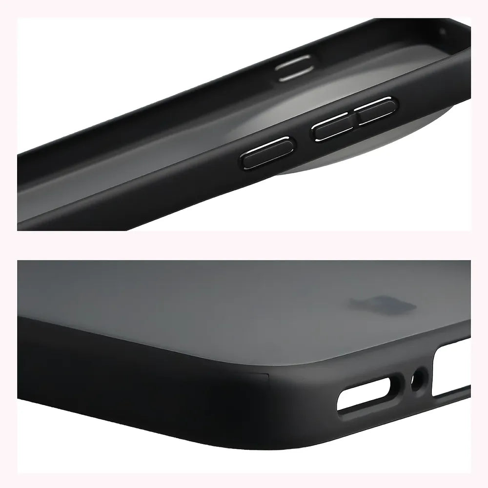 Schutzhülle + gehärtetem Glas für Vivo X500 Pro Max, Bizon Angelo Pack, Getönte mit schwarzem Rahmen (5/8)