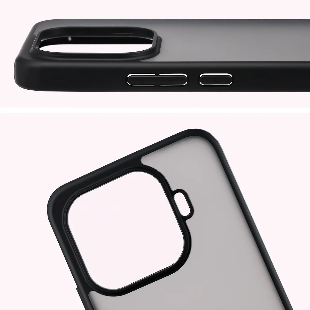 Schutzhülle + gehärtetem Glas für Xiaomi 17T Pro, Bizon Angelo Pack, Getönte mit schwarzem Rahmen