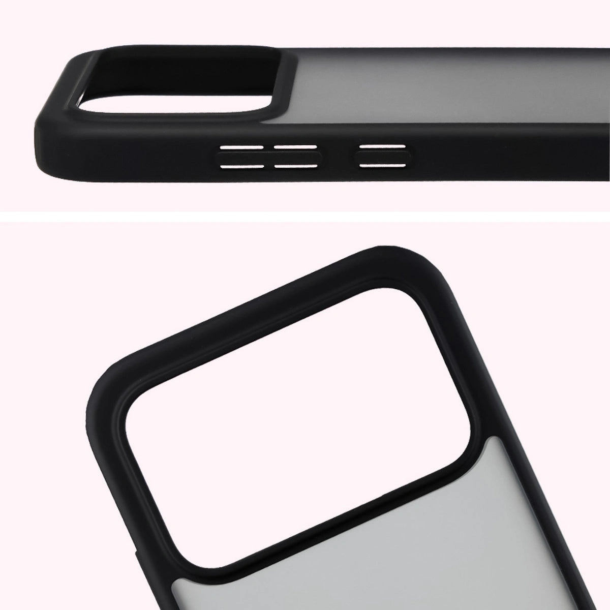 Schutzhülle + gehärtetem Glas für Xiaomi POCO F8 Pro, Bizon Angelo Pack, Getönte mit schwarzem Rahmen
