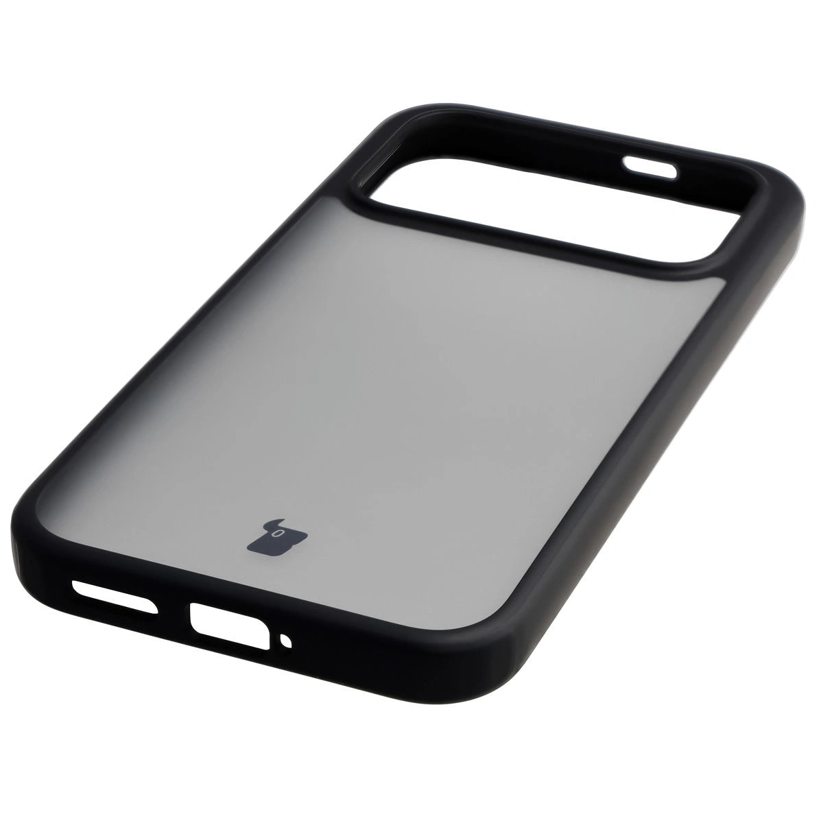 Schutzhülle + gehärtetem Glas für Xiaomi POCO F8 Pro, Bizon Angelo Pack, Getönte mit schwarzem Rahmen